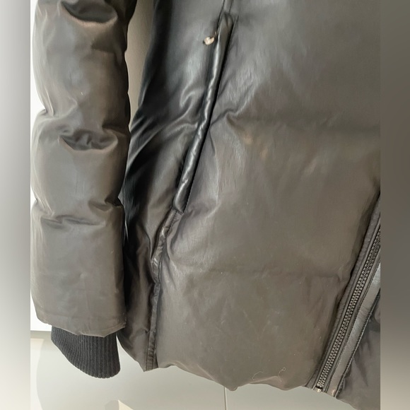 Mackage Down-filled coat with fur trimmed hood - size small - Picture 4 of 10